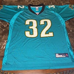 Reebok Teal Maurice Jones-Drew Jacksonville Jaguars jersey(SOLD)